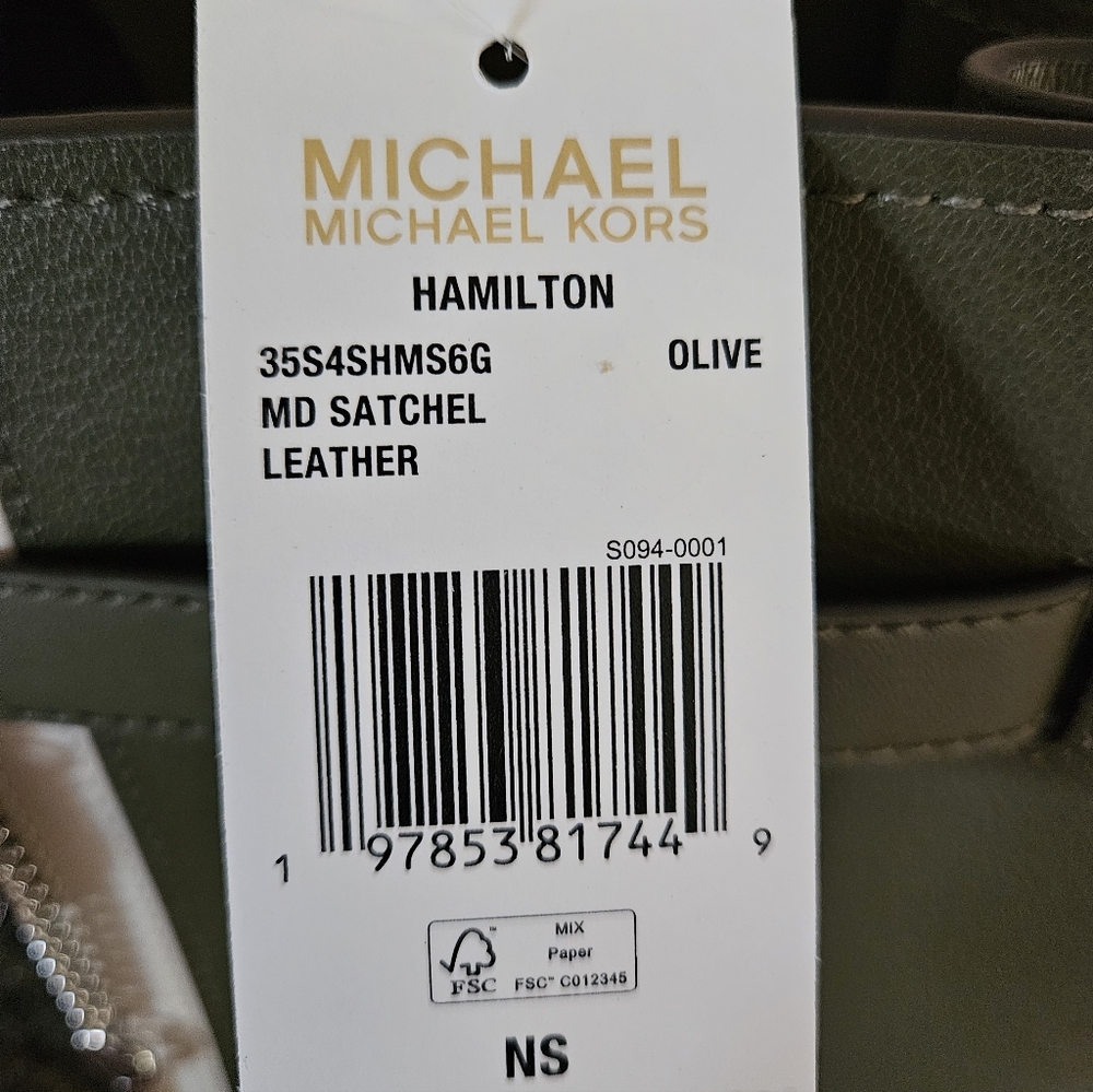 NWT ☆ Michael KORS Hamilton Satchel, Brand NEW! - Picture 4 of 5